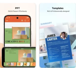 Thousands of professional templates and office tools in WPS Office MOD APK